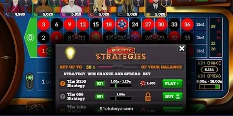 91club App Dashboard Interface